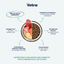Vetra Bundle 12kg - Dry Dog Food Savory Beef - All Breeds and Ages (3kg x 4pcs) 