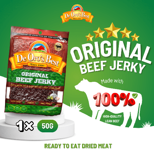 De Oro's Best Beef Jerky 50g 