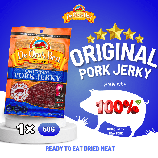 De Oro's Best Pork Jerky 50g 